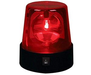 3-Inch 360° Stage Strobe Warning Light - Police Car Beacon Siren, Disco Party DJ Light (Red)