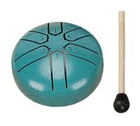 3-Inch 6-Note A-Key Mini Ethereal Drum with Drumsticks Rain Chime Ethereal Hand Pan Multi-Purpose Portable Sanskrit Sound Handpan for Yoga Musical Education