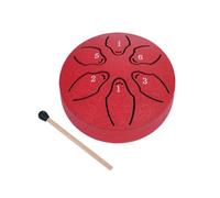 3 Inch 6-Tone Steel Tongue Drum Mini Handheld Pan Drums Drumsticks Drum Musical Gifts Instrumen L8L8 Percussion Accessories With