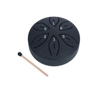 3 Inch 6-Tone Steel Tongue Drum Mini Handheld Pan Drums Instruments With Drum Drumsticks X7L5 Percussion Accessori Musical Gifts