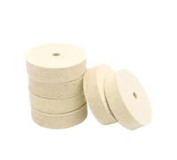 3 Inch 75mm Drill Grinding Wheel Buffing Felt Wool Polishing Pad Abrasive Disc Grinder Tool Machine Accessories(6pcs)