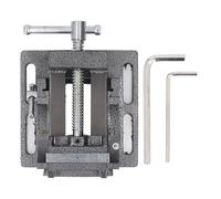 3 Inch Angle Drill Press Vise, 0-90 Degree Tilting Cast Steel Vise with Removable Jaws and Thickened Screw Rod for Woodworking Metalworking