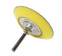 3-inch Backing Pad for Pneumatic DA Orbital Sanders, 75 mm Diameter, 6.35 mm Shank, 1/4-20 Male Thread, 1500 RPM Max