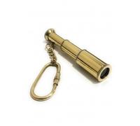 3 Inch Brass Spyglass Key Chain | Perfect Nautical Gift, Ideal for Maritime Enthusiasts, Steampunk and Pirate Cosplay, Decorative Brass Key Ring