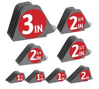 3 Inch Clipper Guards, Hair Clipper Guide Combs Premium for Wahl Clippers Mega Cutting Guides/Combs with 8 Cutting Lengths from 1.25-3 Inch Fit Most Size Wahl Clippers