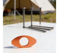 3 Inch Diesel Heater Vent Adapter Plate Compatible with Standard Heater Outputs for Tents Rooftop Tents Ice Fishing Shacks (Blue)