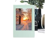 3 Inch Film Photo Frame - Artistic UV Protection Acrylic Material Vertical Mini Frame Lightweight Design | Table Display, Desktop Decoration, Home Office, Photo Collection