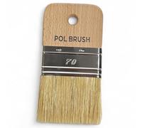 3 Inch Flat Paddle Paint Brush - High European Quality - Natural Bristles No Handle - for Home, Wood, Walls, Art, Trim & Furniture - for Acrylic, Oil, Stain, Chalk & Latex Paints