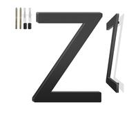 3 Inch Floating House Numbers and Metal Letters for Outdoor Signs, House Numbers for Outside, Aluminum Address Letters and Numbers for Door, Mailbox, Garden, Perfect for Home or Office (Letter Z)