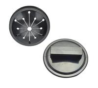 3 Inch Garbage Disposal Splash Guard Collar Sink Stopper Universal Rubber Food Waste Disposer Sink Garbage Disposal Splash Guard and Drain Plug for Whirlaway, Waste King, Sinkmaster and GE Models