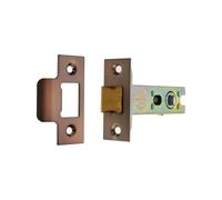 3 Inch Heavy Duty Tubular Latch Security CE Approved Fir Door Catch for Residential and Commercial use (Aged Bronze)