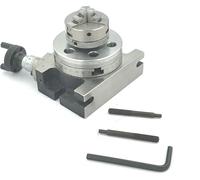 3"Inch II 80 mm Low Profile Milling Rotary Table (50 mm 3 Jaws Chuck with Back Plate & Fixing T nuts)