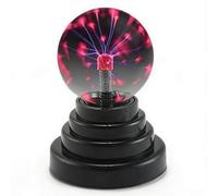3 Inch Magic Plasma Ball Lamp, Touch Sensitive Plasma Light with USB and Battery Power, Ideal for Home Party Decor and Science Gifts