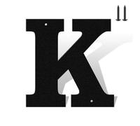 3 Inch Matte Black Rustproof House Numbers Letters,Heavy-Duty Metal Address Numbers for House,Weatherproof 0-9 Numbers & A-Z Outdoor Metal Letters Full Set for Door,Gate,Mailbox(K)