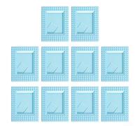 3-Inch Mini Photo Frame for Polaroids and Desk Decor with Multiple Color Options, Made of for Long Lasting ABS and PP Materials, Compact Size 10.8 x 8.3 x 0.8 cm(Blue)