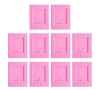 3-Inch Mini Photo Frame for Polaroids and Desk Decor with Multiple Color Options, Made of for Long Lasting ABS and PP Materials, Compact Size 10.8 x 8.3 x 0.8 cm(is Pink)