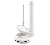 3 Inch One-Piece Toilet Flush Valve for Universal Toilet Replacement Parts, Toilet Repair Kit with Flapper and Chain