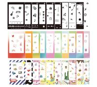 3 Inch Photo Border Stickers Compatible with Fujifilm Instax Mini EVO Liplay SE 12 11 9 8 7S 70 50S 90 41 40, Instant Photo Accessories Border Frame DIY Scrapbooking Decoration, 30 Sheets