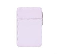 3 Inch Photo Box for Mini 12 Film PU Leather Exterior Compact 7x3.4x10.5cm Size for Memory Storage and Presentation (purple)