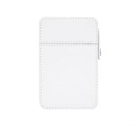 3 Inch Photo Box for Mini 12 Film PU Leather Exterior Compact 7x3.4x10.5cm Size for Memory Storage and Presentation (white)