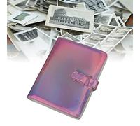 3 Inch PU Leather Photo Album, 256 Pockets Small Picture Book, Waterproof Lightweight Mini Capacity Photo Albums, for Instant Camera (Pink)