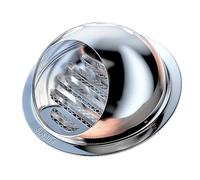 3 Inch Round Wall Vent Cap, 304 Stainless Steel Wall, Spherical Grille Ventilation Cover with External Exhaust Fan for Outdoor Silver, with Built-in Fly Screen Mesh, 4 Inch Air Vent (Color : Silver,