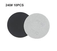 3 Inch Silicon Carbide Sanding Discs, 10PCS Set for Wet/Dry Applications, Grit Levels from 240 to 10000, Great for Automotive and Furniture Projects (240#)