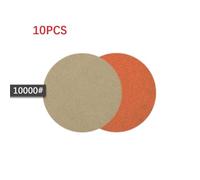 3 Inch Silicon Carbide Sanding Discs, 10PCS Set for Wet/Dry Applications, Grit Levels from 240 to 10000, Great for Automotive and Furniture Projects (10000#)