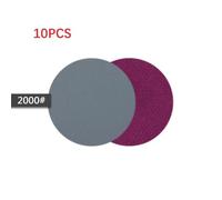 3 Inch Silicon Carbide Sanding Discs, 10PCS Set for Wet/Dry Applications, Grit Levels from 240 to 10000, Great for Automotive and Furniture Projects (2000#)
