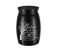 3 Inch Small Aluminum Mini Urn for Ashes - Tree of Life Design - Keepsake for Human Ashes Memorial Holder