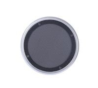 3 Inch Steel Mesh Panel with ABS Silver Black Cover for 102mm Sound Component Enclosure ABS+Iron Mesh Cover
