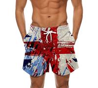 3 Inch Swim Trunks Tie Side Drawstring Elastic Swimsuit Bottom Men's Swim Shorts Gym Board Shorts Mens Swimwear Beach Shorts Swimming Boxer Shorts with Zipper Pockets Funny Gifts for Men Cheap Gifts
