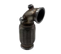 3"inch V-Band Downpipe Low Profile 90 Degree With Flex Bellow Pipe Stainless