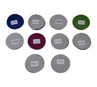 3 Inch Wet/Dry Sanding Discs Kit - 50-Piece Round Abrasive Pads with Silicon Carbide Grit (400 to 7000), for Power Sanders, Wood, Metal, Auto & Stone Polishing