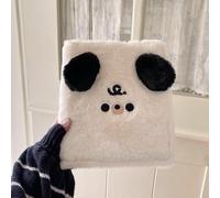 3 Inches Fuzzy Kpop Photo Album Accessories Y2K Kawaii Korean Cardholder Plush Cartoon Cover Cute Aesthetic Fluffy Credit ID Bank Card Bus Card Protective Case Photo Sleeves (Dog)