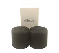 3 Inches Width 3 Yards Length,Sew on Hook and Loop Style,Non-Adhesive Nylon Strips Fabric,Black (3in x 3yd)