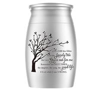 3 Inchs Small Urn for Ashe Aluminium Mini Urn, Cremation Ash Urn, Ashes Holder, Small urn for Family & Loved Ones-A Limb has Fallen from The Family