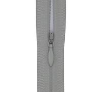 #3 Invisible Zip 20 Inch (51cm) -with Woven Tape for Gowns, Floor Cushions & Upholstery - Professional Hidden Nylon Zips for Dressmaking & Soft Furnishings - 5 Zips (Medium Dove Grey)