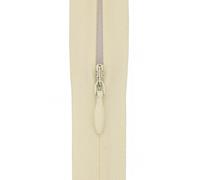 #3 Invisible Zip 20 Inch (51cm) -with Woven Tape for Gowns, Floor Cushions & Upholstery - Professional Hidden Nylon Zips for Dressmaking & Soft Furnishings - 5 Zips (Light Buttercream)