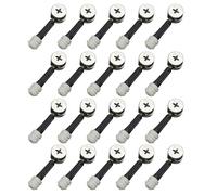 3" iron eccentric wheel hardware fixer connector set can be easily assembled and secured in cabinets or shelves