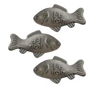 3 Iron Fish-Shaped Accessories, Reusable Cooking Tools, Kitchen Tools, Creative Cooking Accessories.