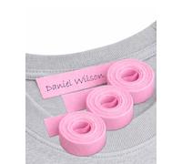 3 Iron-On Pink Fabric Tape. Writable Clothing Label Roll, 3m x 1cm. for Kids, School & Care Settings, Nursery