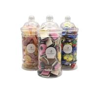 3 Jar Sweet Gift Set - Pre-Selected Fruit Jellies - Spearmint Chews - Treacle Toffees