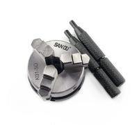 3 Jaw 50mm Manual Self-Centering Lathe Chuck 2'' Three Jaws Mini Chuck K01-50 M14*1 Hardened Steel for Wood Lathe