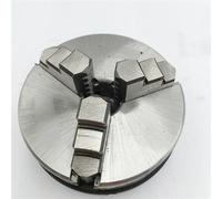 3-jaw and 4-jaw zinc Alloy Chucks with Linkage and self-Centring Woodworking Chucks with Optional Fixture Attachment for Small Metal Machines(3 Jaw)