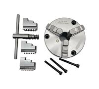 3 Jaw Chuck 125mm ， Small Lathe Chuck Front Mount 3 Hole K11-125 Manual Metal Scroll for Mini Lathe WM210V
