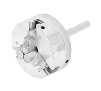 3-jaw Chuck Set, Good Stability M12x1 Connecting Rod Easy to Adjust Self Centering Chuck 10-35mm for Woodturning