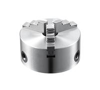 3-jaw CNC Machine Chuck 4‘’self-Centring Chuck 0.08-4‘’/ 2-100 mm Clamping Range T-Key Fixed Reversible Jaws