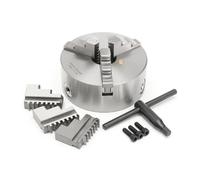 3 Jaw K11-200 8" Lathe Chuck Manual Collet Chuck Self-Centering Chucks Machine Tools Drill Scroll Accessories