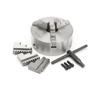 3 Jaw K11-200 8" Lathe Chuck Manual Collet Chuck Self-Centering Chucks Machine Tools Drill Scroll Accessories